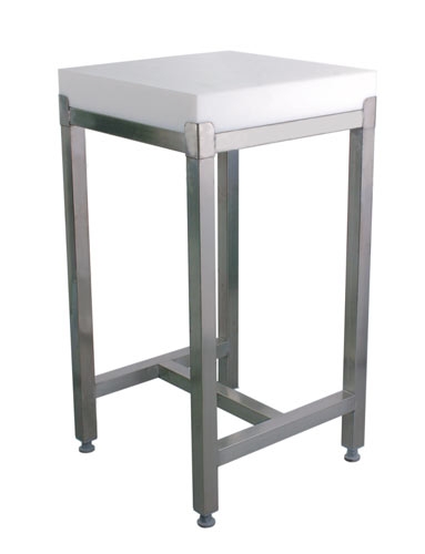 Špalek nerez deska plast 50x50x8